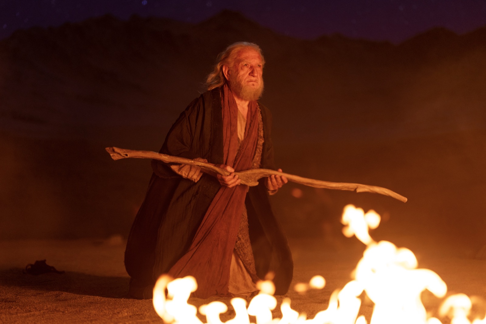 The burning bush, from The Old Stories: Moses
